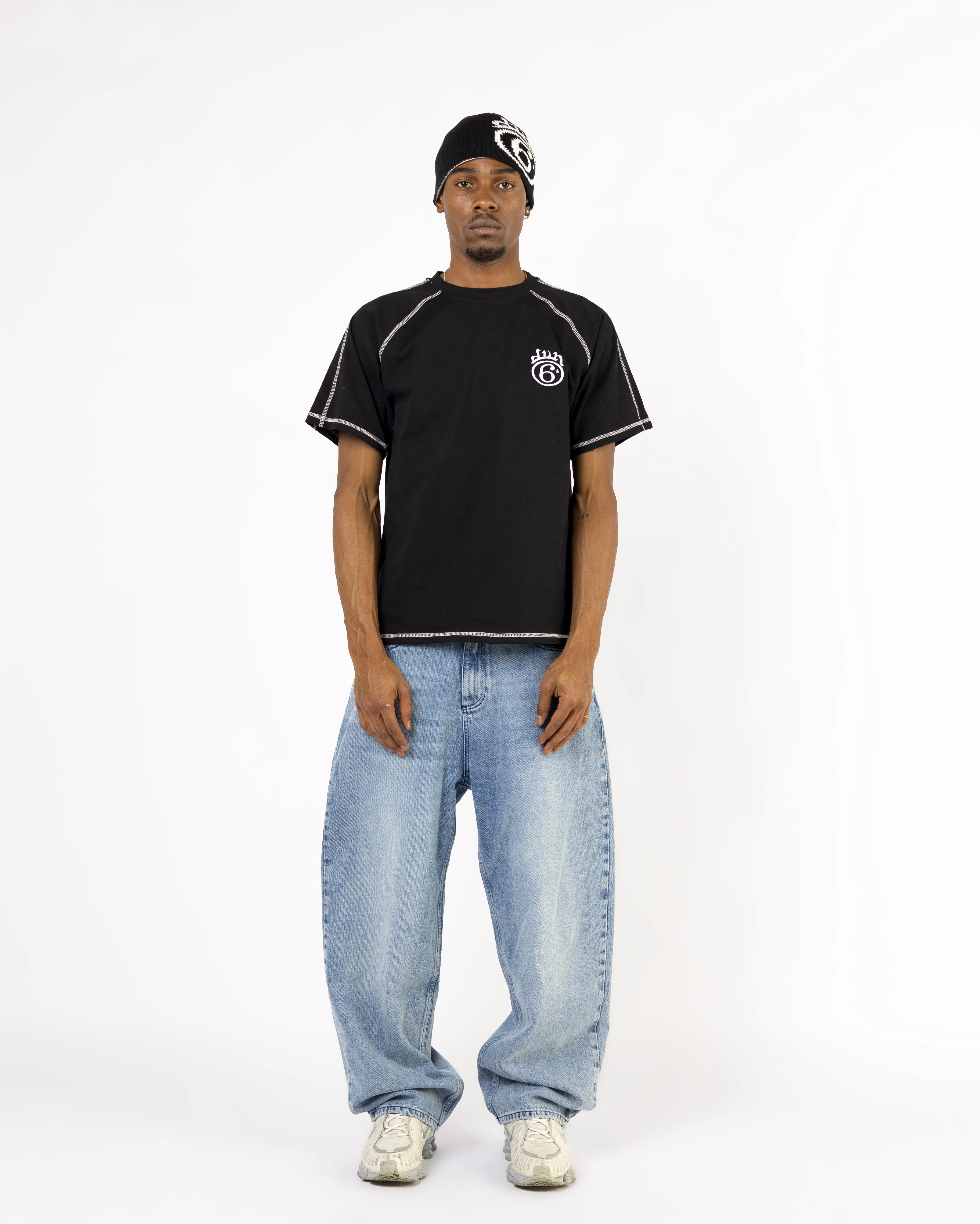 BLACK 6STARS TECH TEE - Image 2