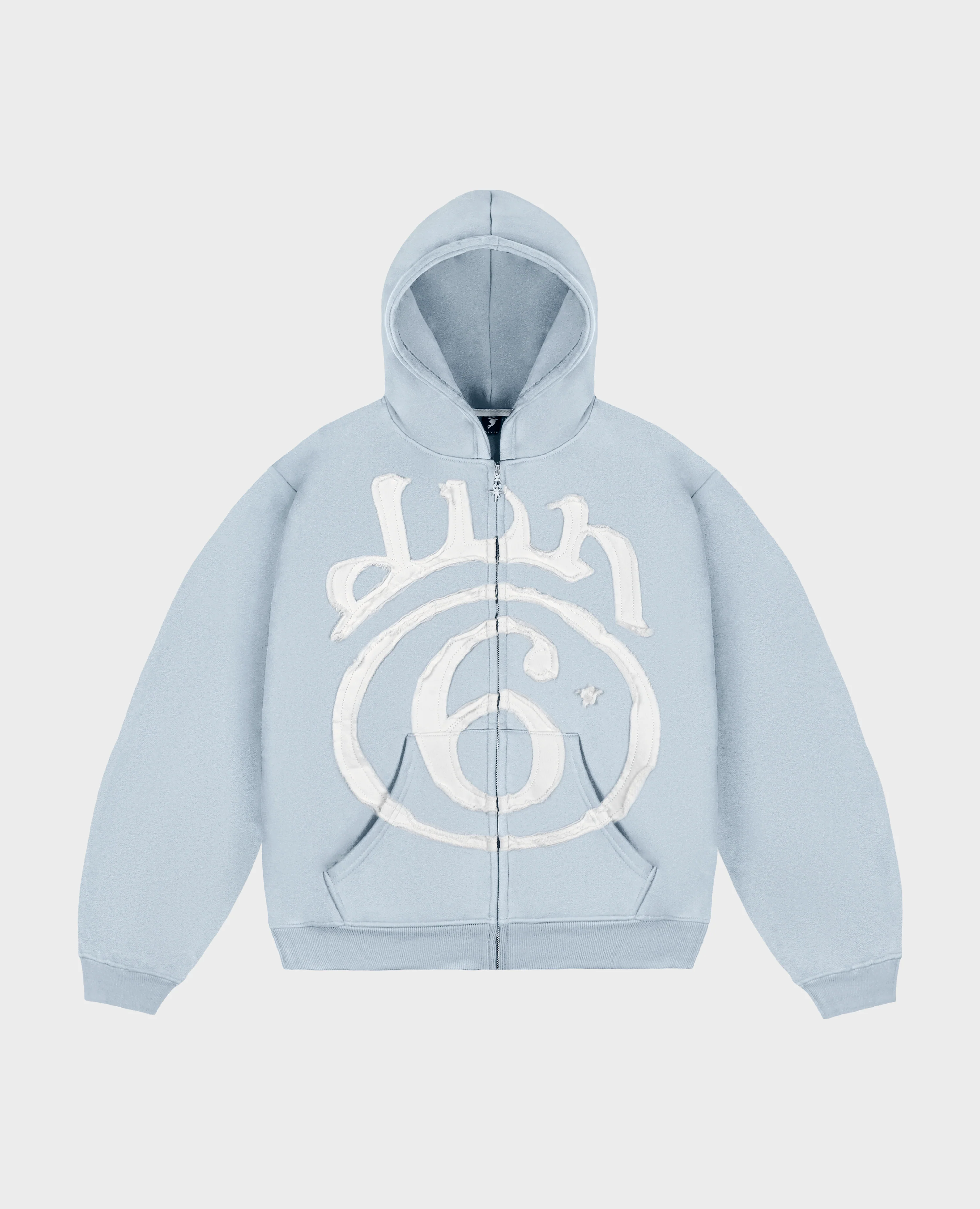 BLUE 6STARS PATCH ZIP