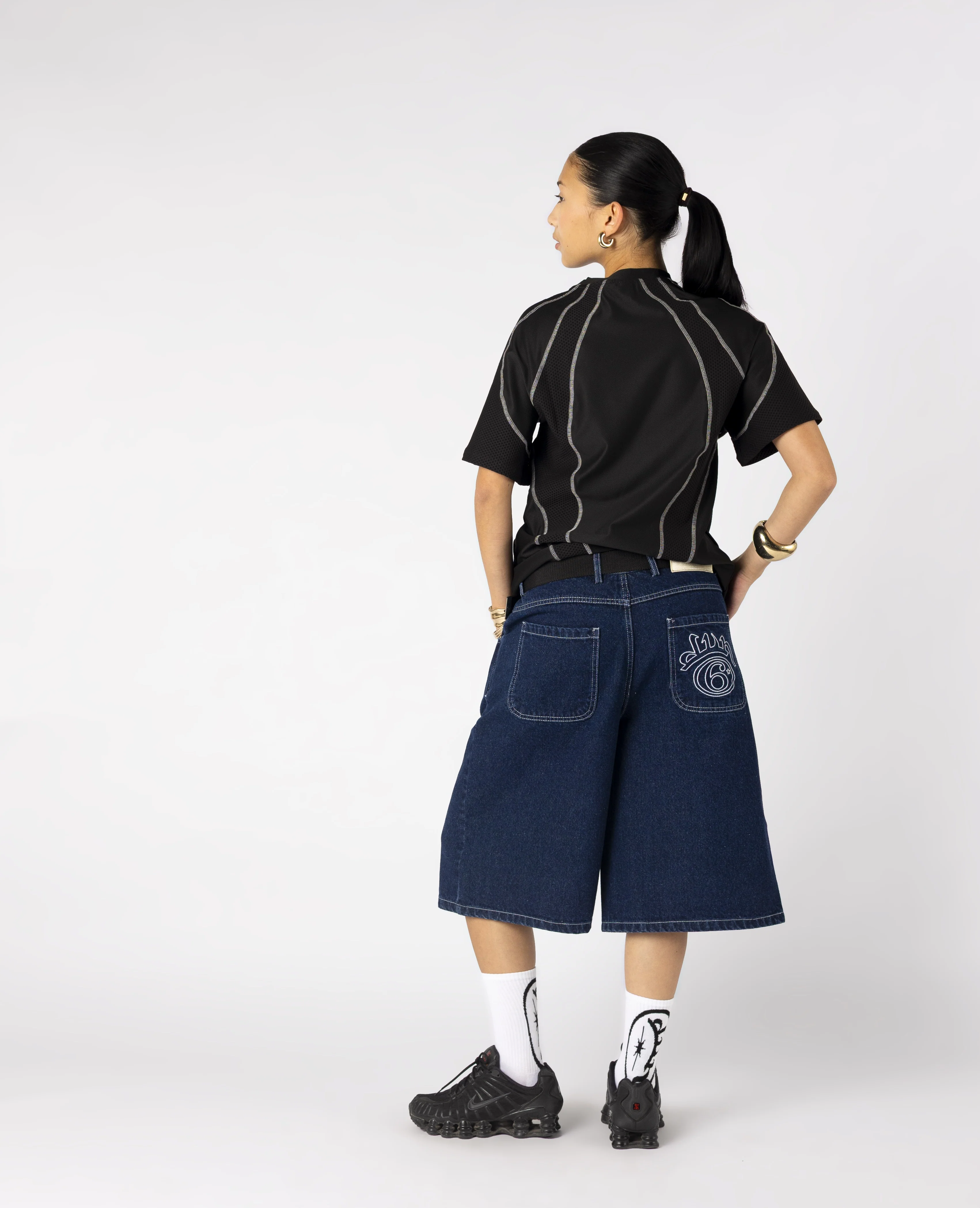 BLUE SIX DENIM JORTS - Image 7