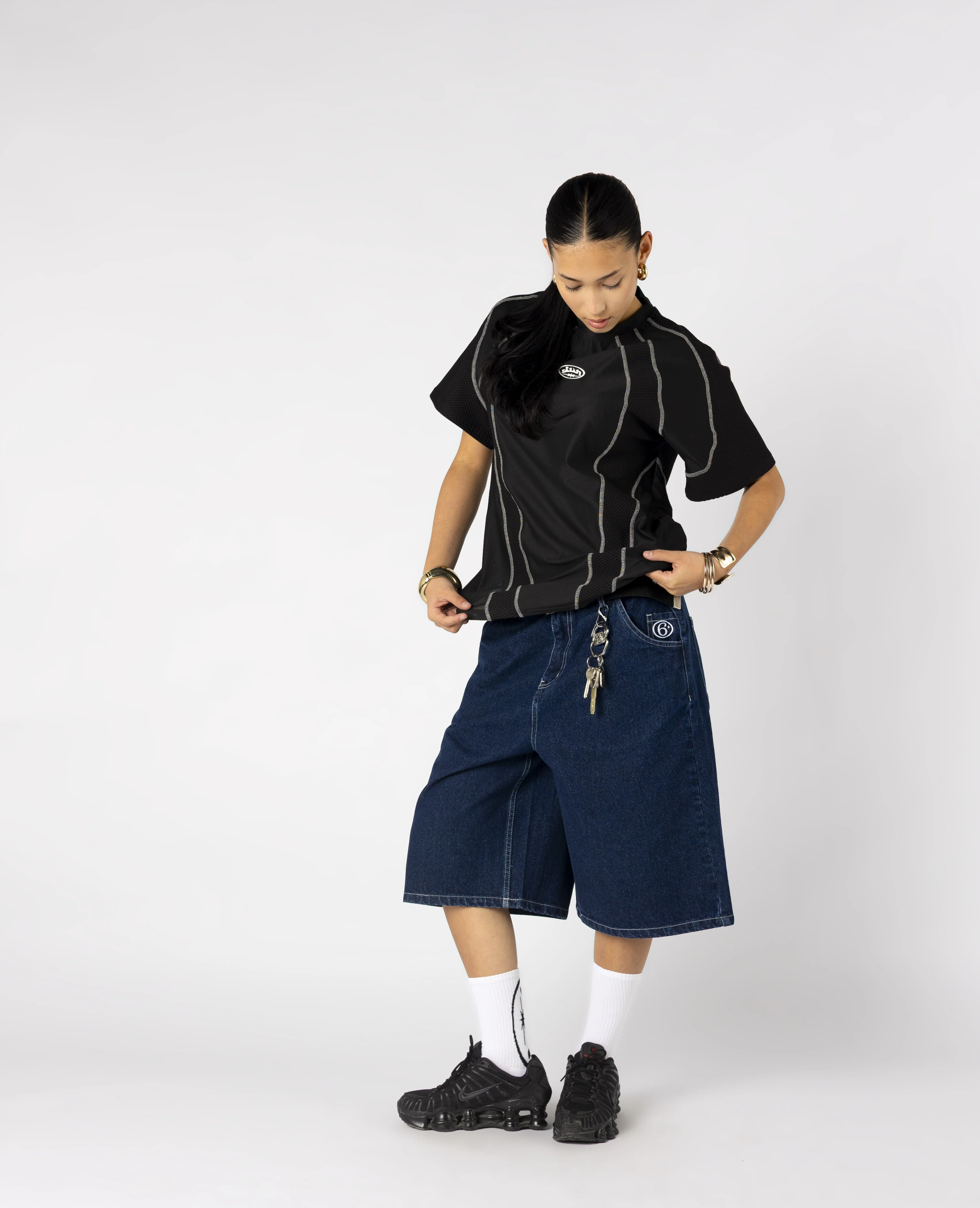 BLUE SIX DENIM JORTS - Image 9