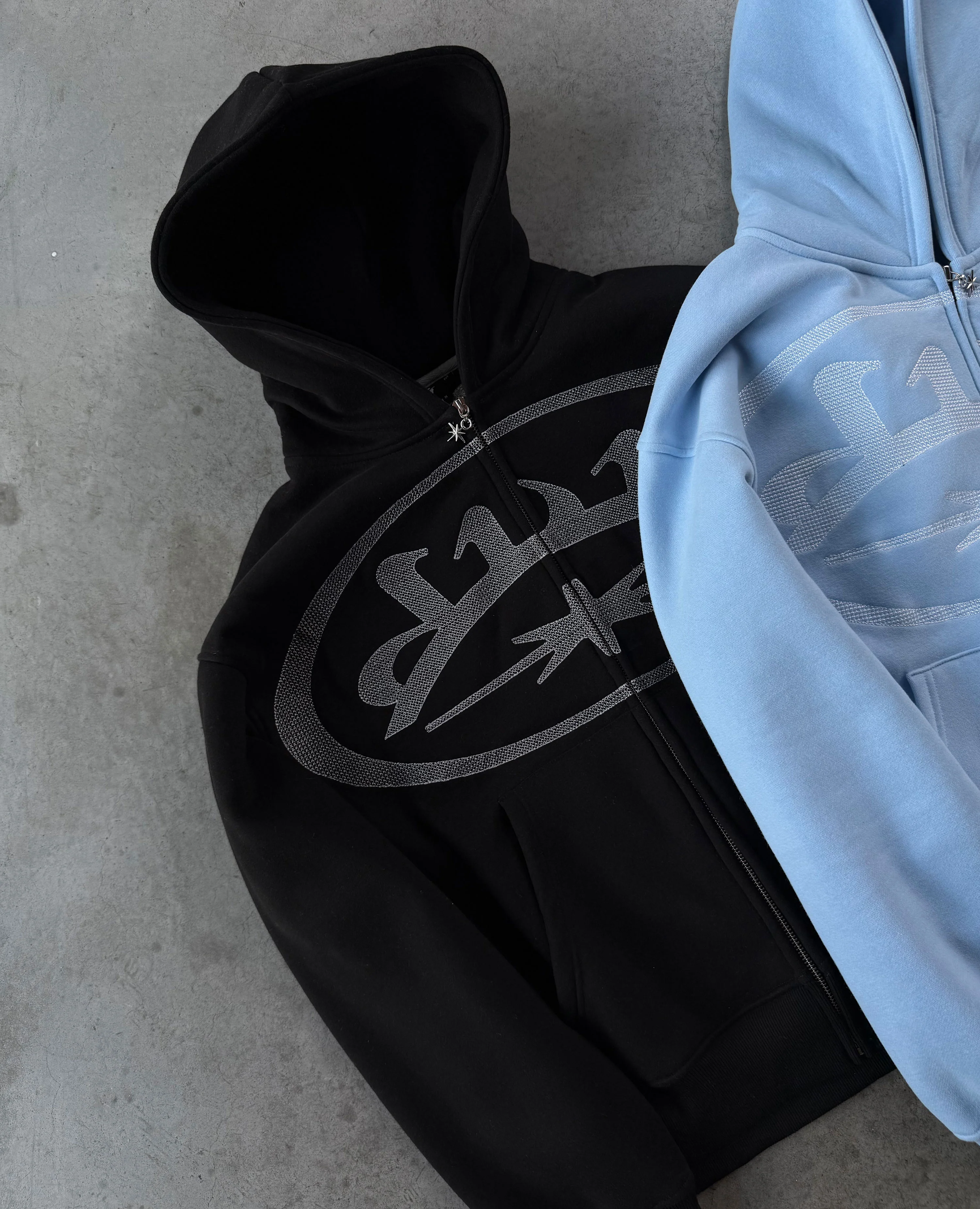 LIGHT BLUE OVERLOGO ZIP - Image 5