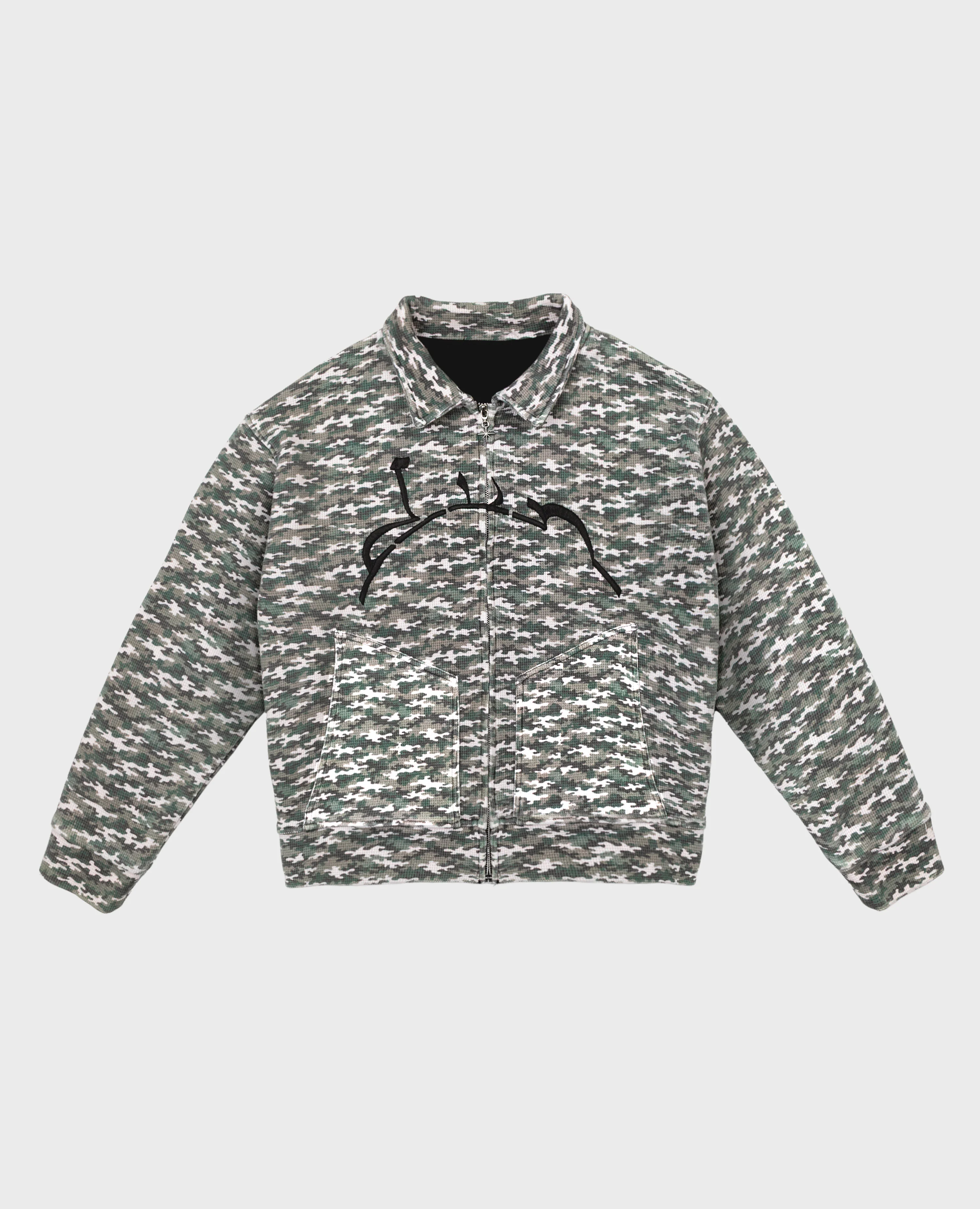WAFFLE CAMO JACKET