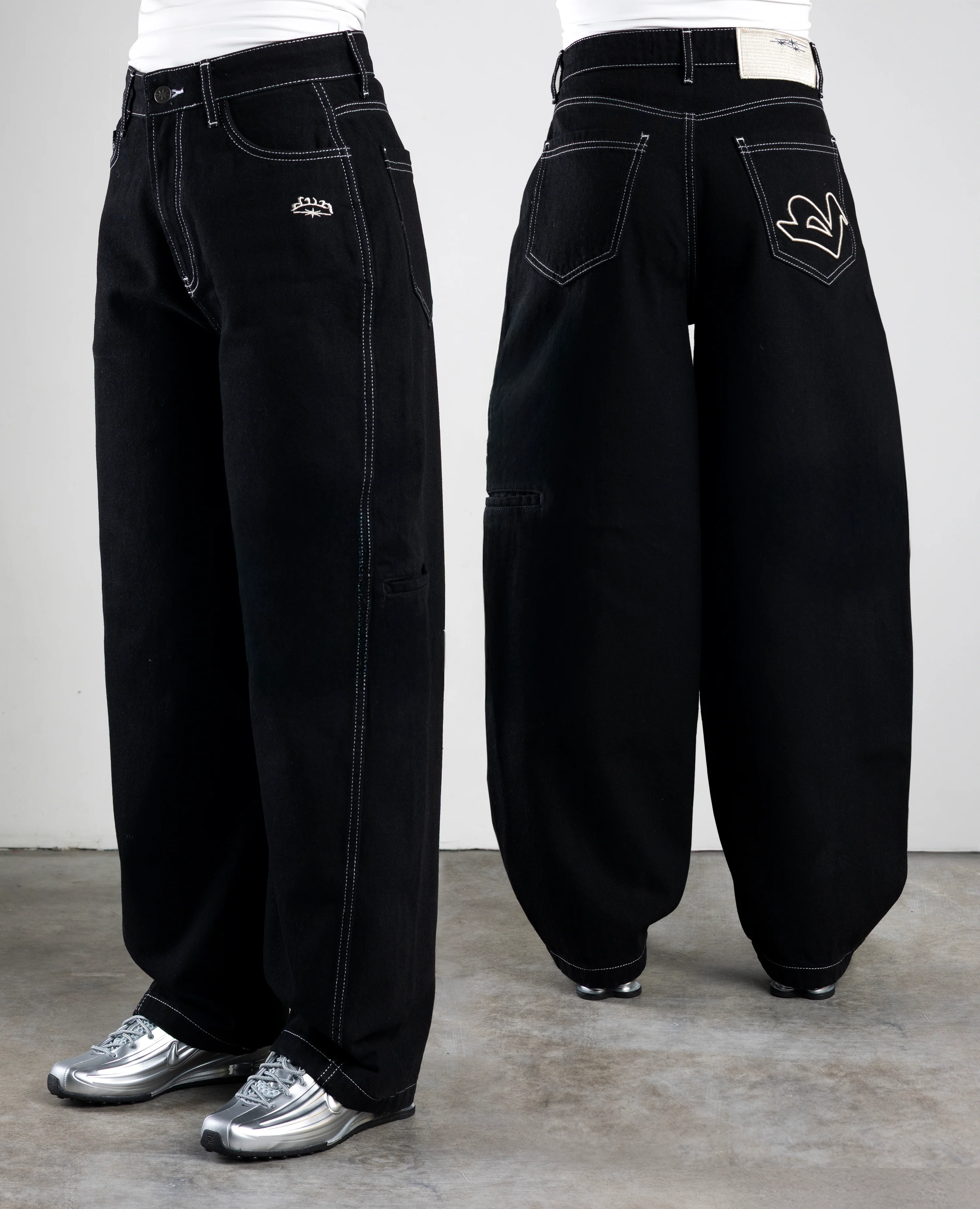 WOMENS BLACK CLASSIC DENIM - Image 3